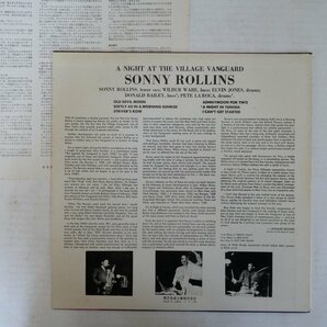 46074946;【帯付/BLUE NOTE/MONO】Sonny Rollins / A Night At The Village Vanguardの画像2
