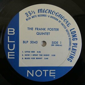 46075177;【US盤/BLUE NOTE/10inch/MONO/シュリンク/直輸入シール帯付】The Frank Foster Quintet / Here Comes Frank Fosterの画像3