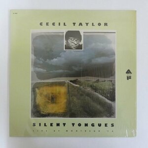 46075298;【US盤/シュリンク】Cecil Taylor / Silent Tongues: Live At Montreux '74