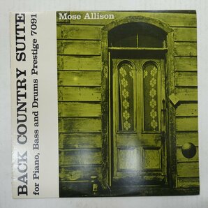 46075382;【US盤/OJC Prestige】Mose Allison / Back Country Suite For Piano, Bass And Drumsの画像1