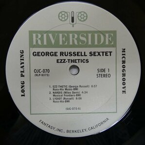 46075376;【US盤/OJC RIVERSIDE】George Russell Sextet / Ezz-theticsの画像3