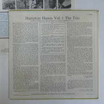 47060072;【US盤/Contemporary/MONO/シュリンク】Hampton Hawes Trio / Hampton Hawes Vol. 1: The Trio_画像2
