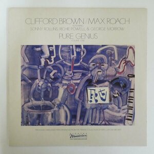 47060068;【US盤/Musician】Clifford Brown/Max Roach / Pure Genius (Volume One)