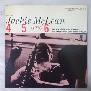 11187105;【国内盤/Prestige/MONO】Jackie McLean / 4, 5 And 6