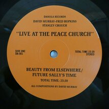 46075453;【US盤/Danola/シュリンク】David Murray , Fred Hopkins , Stanley Crouch / Live At The Peace Church_画像3