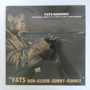 46075460;【未開封/US盤/SAVOY/MONO】Fats Navarro / Fats Bud-Klook-Sonny-Kinney (Memorial Album Number One)