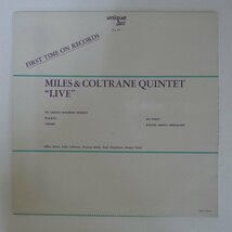 46075507;【Israel盤/UniqueJazz/MONO】Miles & Coltrane Quintet / Live_画像2