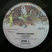 46075670;【UK盤/美盤】Brand X / Unorthodox Behaviour_画像3