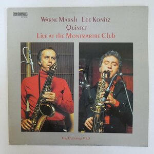 47060136;【Switzerland盤/Storyville】Warne Marsh, Lee Konitz Quintet / Live at the Montmartre Club
