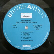 47060369;【国内盤/美盤】Cecil Taylor Trio and Quintet / Love for Sale_画像3