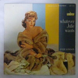 14031062;【US盤/LIBERTY/艶虹ラベル/深溝】Julie London / Whatever Julie Wants