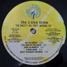 10025429;【US盤/シュリンク/2LP】The 2 Live Crew / As Nasty As They Wanna Be_画像3