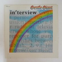 46075828;【US盤】Gentle Giant / Interview_画像1