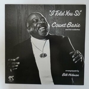 46075960;【国内盤/PABLO/美盤】Count Basie And His Orchestra / I Told You So