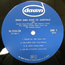 47060472;【国内盤/MONO】Zoot Sims / Goes to Jazzville_画像3