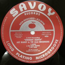 47060469;【国内盤/Savoy/MONO】Art Blakey & The Jazz Messengers / Midnight Session_画像3