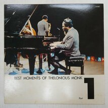 47060518;【国内盤/MONO】Thelonious Monk / Best Moments of Thelonious Monk Part 1_画像1