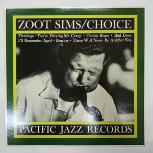 47060592;【国内盤/美盤/PacificJazz/MONO】Zoot Sims / Choice