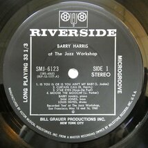 47060601;【国内盤/Riverside】Barry Harris / At The Jazz Workshop_画像3