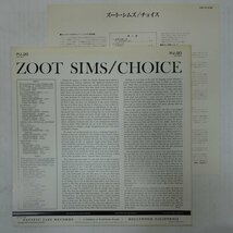 47060592;【国内盤/美盤/PacificJazz/MONO】Zoot Sims / Choice_画像2