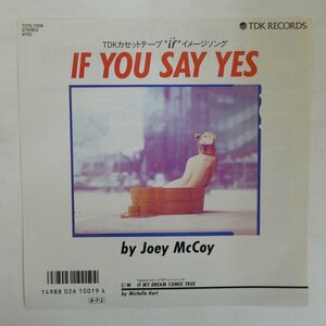 47060799;【国内盤/7inch】Joey McCoy / If You Say Yes