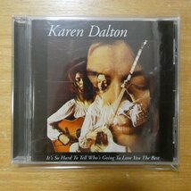 099923791829;【CD】Karen Dalton / It's So Hard To Tell Who's Going To Love You The Best　KOC-CD-7918_画像1