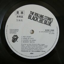 47061367;【国内盤/プロモ白ラベル/見開き】The Rolling Stones / Black And Blue_画像3