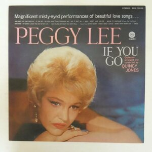 47061561;【国内盤/美盤】Peggy Lee / If You Go