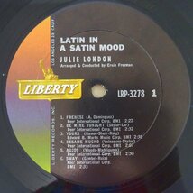 14031604;【US盤/LIBERTY/艶虹ラベル】Julie London / Julie London Sings Latin In A Satin Mood_画像3