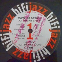 11187867;【US盤/HiFi Jazz/プロモ/MONO/深溝】Jimmy Witherspoon / At The Monterey Jazz Festival_画像3