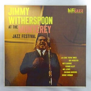 11187867;【US盤/HiFi Jazz/プロモ/MONO/深溝】Jimmy Witherspoon / At The Monterey Jazz Festival