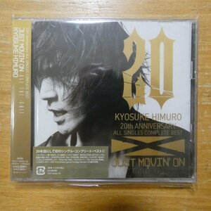 [517] CD 氷室京介 20th Anniversary ALL SINGLES COMPLETE BEST JUST MOVINON~ALL THE-S-HIT~ 2枚組 TOCT-26562/63