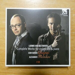 3149020218327;【2CD】MELNIKOV/QUEYRAS / BEETHOVEN: WORKS FOR VIOLONCELLO & PIANO(HMC902183.84)