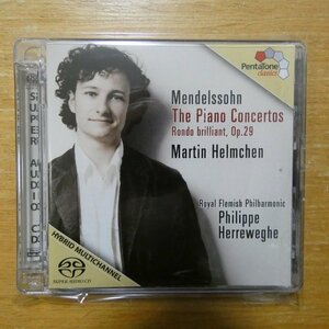 827949036668;【ハイブリッドSACD】Helmchen / Mendelssohn:Piano Concertos Nos. 1 & 2 Roondo Brilliant(PTC5186366)