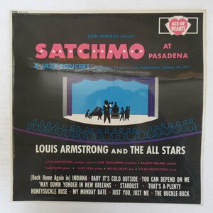 46076287;【UK盤/Ace Of Hearts/MONO/コーティングジャケ】Louis Armstrong And The All Stars / Satchmo At Pasadena