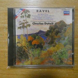 028941025425;【CD/西独盤/蒸着仕様】DUTOIT / RAVEL: ORCHESTRAL WORKS(4102542)