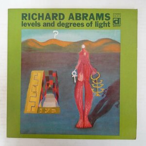 46078033;【US盤/delmark】Richard Abrams / Levels And Degrees Of Light