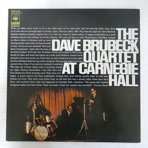 47062653;【国内盤/美盤/2LP/見開き】The Dave Brubeck Quartet / At Carnegie Hall