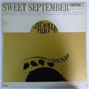 10026839;【USオリジナル/MONO深溝/AVA】The Pete Jolly Trio And Friends / Sweet September