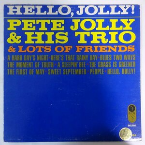 10026840;【USオリジナル/MONO/深溝/AVA】Pete Jolly & His Trio / Hello, Jolly!