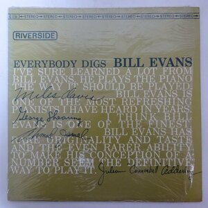 10026815;【US盤/ターコイズラベル/シュリンク/RIVERSIDE】Bill Evans Trio / Everybody Digs Bill Evans