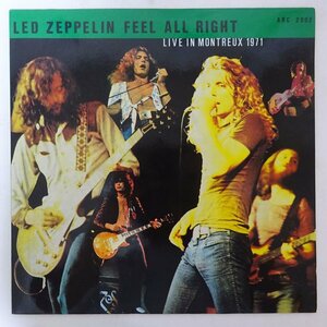 14031524;【BOOT/2LP】Led Zeppelin / Feel All Right - Live In Montreux 1971