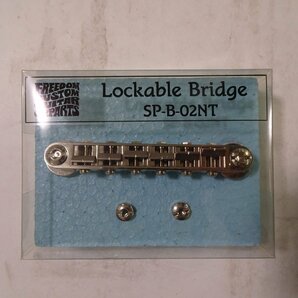Q10625【発送可!】Freedom Custom Guitar SP-B-02NT Lockable Bridge Titanium Saddle Nickelの画像1