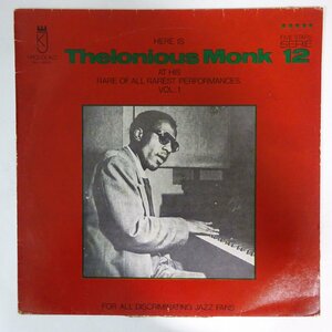11187305;【Italy盤/Kings Of Jazz】Thelonious Monk / Here Is Thelonious Monk At His Rare Of All Rarest Performances Vol. 1