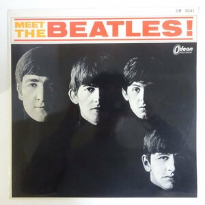 10026148;【国内盤/Odeon/赤盤/ペラジャケ】The Beatles / Meet The Beatles!