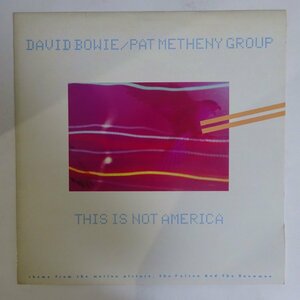 10026163;【UK盤/12inch】David Bowie / Pat Metheny Group / This Is Not America