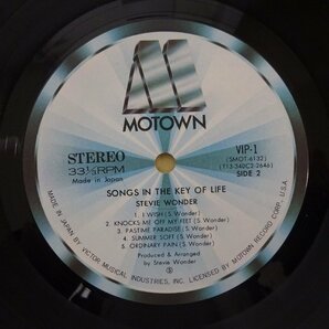11186848;【ほぼ美盤/帯付き/ブックレット付き/見開き/2LP + 7inch】Stevie Wonder / Songs In The Key Of Lifeの画像3