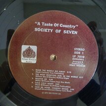 11187817;【US盤】Society Of Seven / A Taste Of Country_画像3
