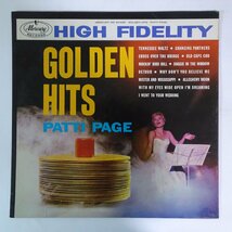 10026732;【US盤/黒ラベル/片面深溝/MONO/コーティングジャケ/Mercury】Patti Page / Golden Hits_画像1