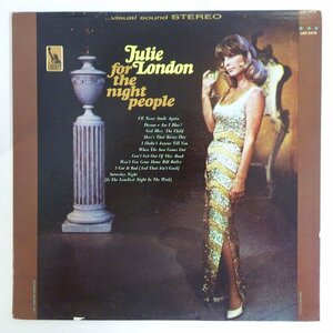 10026759;【US盤/虹ラベル/Liberty】Julie London / For The Night People